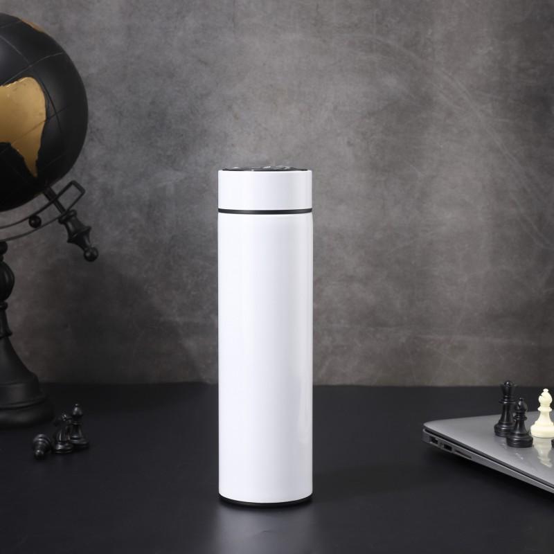 Stainless Steel Vacuum Insulated Travel Mug With Tea Strainer 500ml Office Home Gift