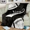 Black Ball Customize Your Name Blanket Warm Comfortable And Soft Blankets Are Suitable For Home Lunch Break Blanket Office Sofa Sofa Gift To Relatives