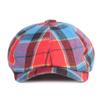Beret Cap Grid Cloth Octagonal Cap Ms. Beret Spring and Summer Hat Literary Youth Duck Tongue Cap Female Cap