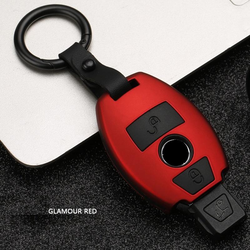 ABS Carbon Fiber Car Remote  Key Case Cover for Mercedes Benz A B R G Class GLK GLA W204 W251 W463 W176