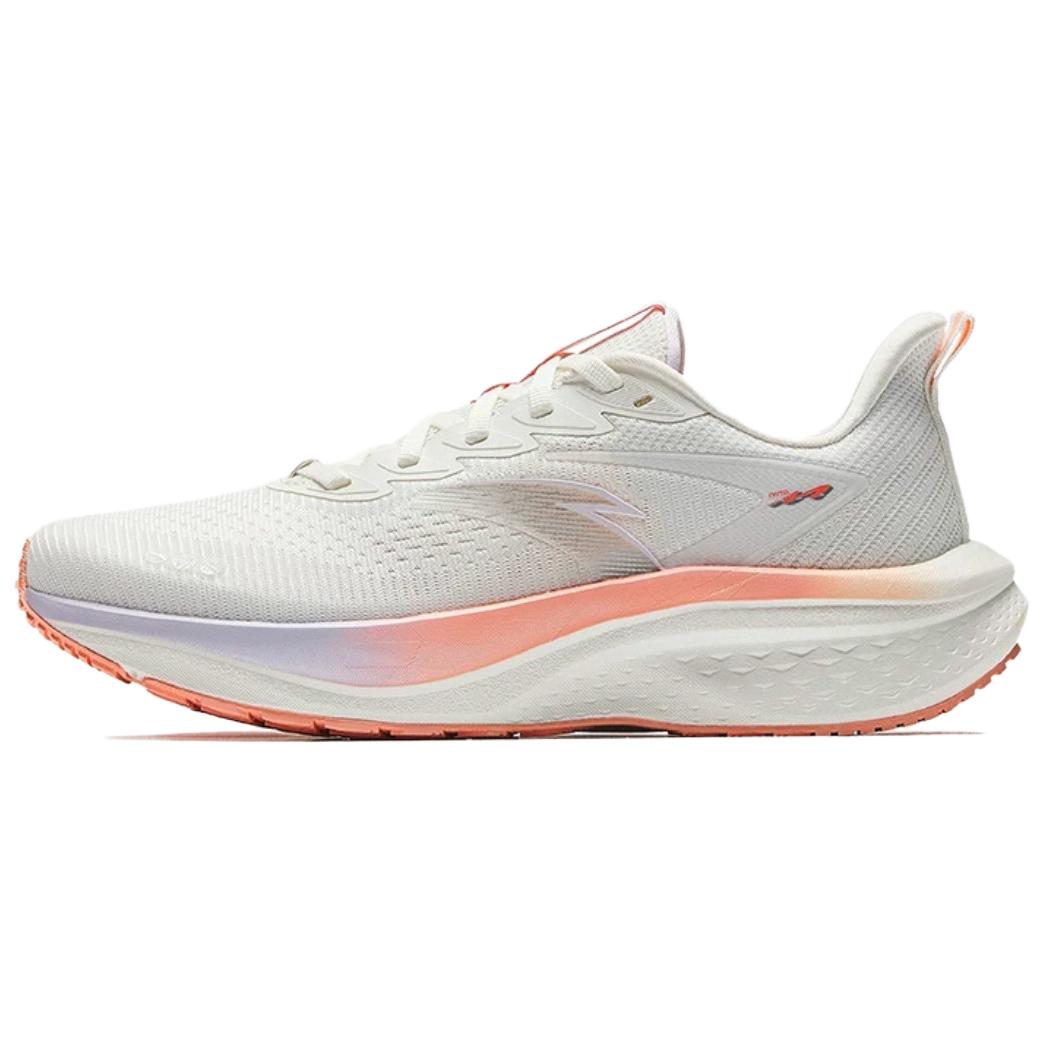ANTA Chuang 5.0 Women Professional Cushioning Running Shoes Ivory White Pink Orange Gradient 122525582-2 37.5