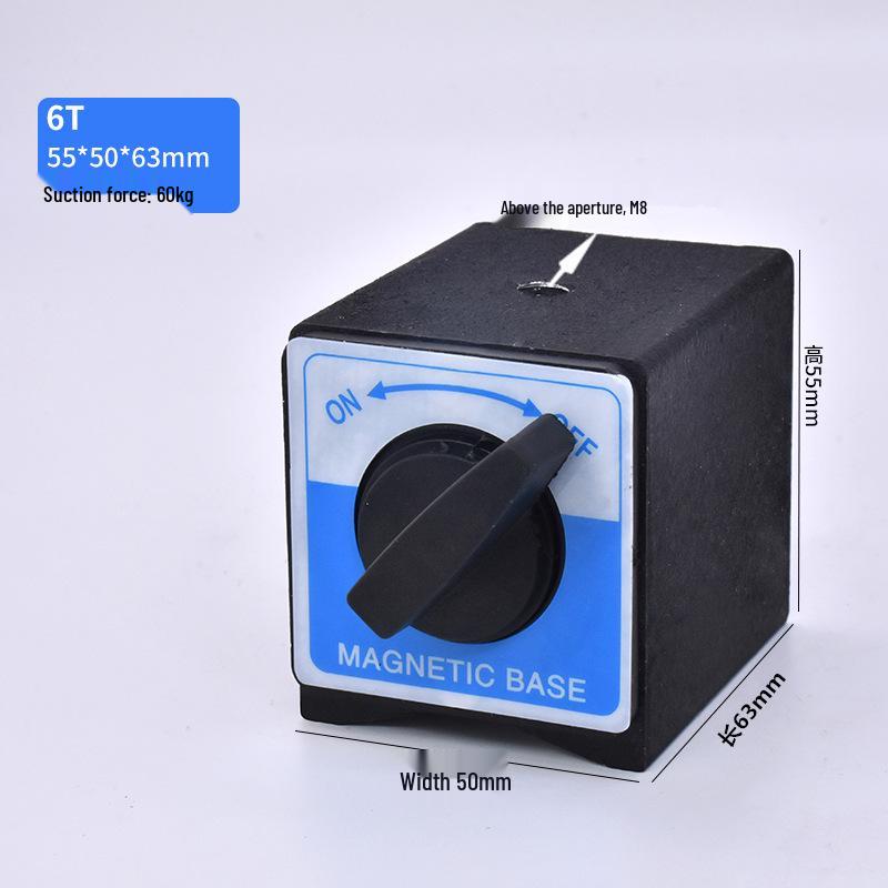 V-Shaped Magnetic Base Stand for Wire EDM, Strong Magnet with Triangular Design in Sizes 6T-12T