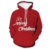 Christmas Halloween Cat Selfie 3D Print Hoodie Couples Casual Loose Fit