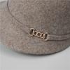 Wool Mother Hat Lady Autumn and Winter New Top Hat French Elegant Retro Bucket Hat Basin Hat