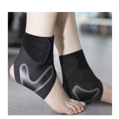 1Pair Adjustable Breathable Ankle Sleeves Compression Support For Sports Running Soccer Basketball