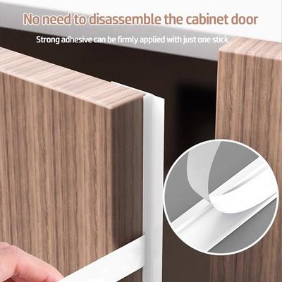 New Self-Adhesive Cabinet Door Dust Strips 2.8M TPE Dust-proof Strip Gap Filling Strip Insect-proof