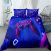 Game Controller Duvet Cover Set 3D Gamepad with Button King Queen Full Twin Size Comforter Cover for Kids Polyester Bedding Set