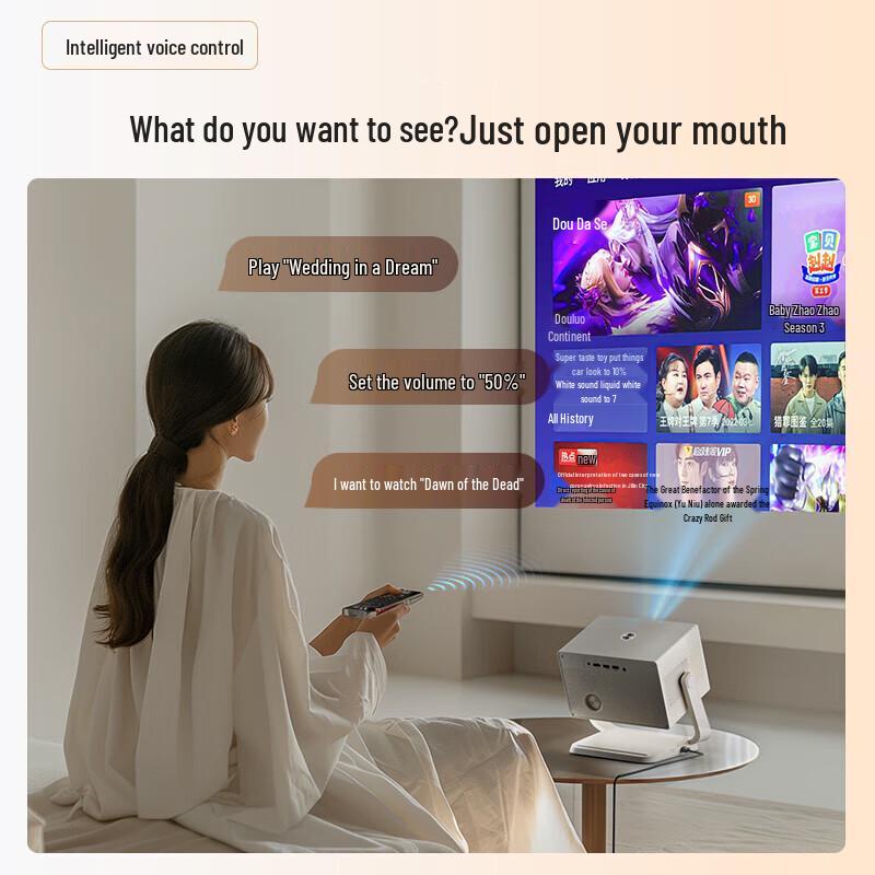 Weiying Y16 Portable Smart HD Projector (CN version)