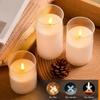 Realistic Flickering Electronic Candles Rechargeable Atmosphere Night Lamp  Restaurant Lighting