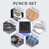 36pcs 6mm Carbon Steel Number Capital Letter Stamp Punch Set for Metal Wood Leather Plastic