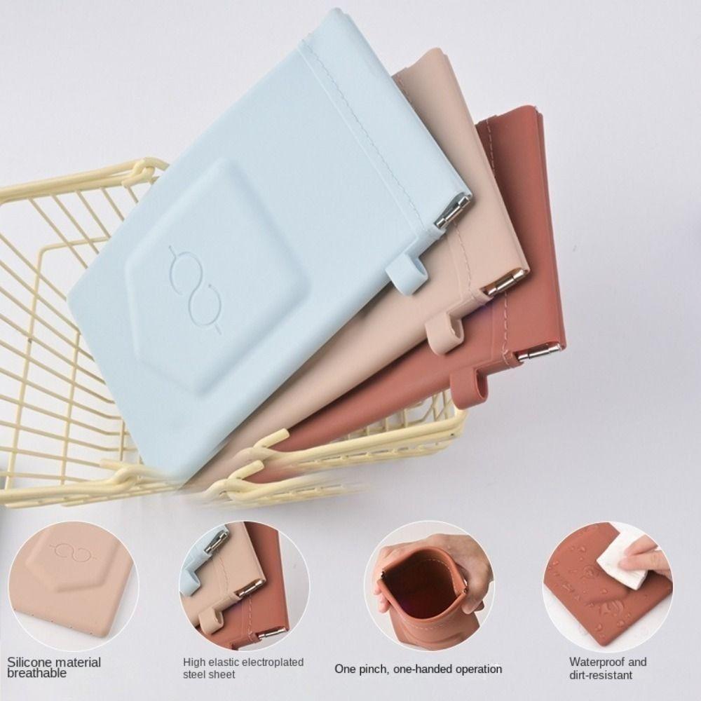 Silicone Glasses Bag Soft Eye Glasses Organizer Glasses Box Sunglasses Storage Bag  for Women