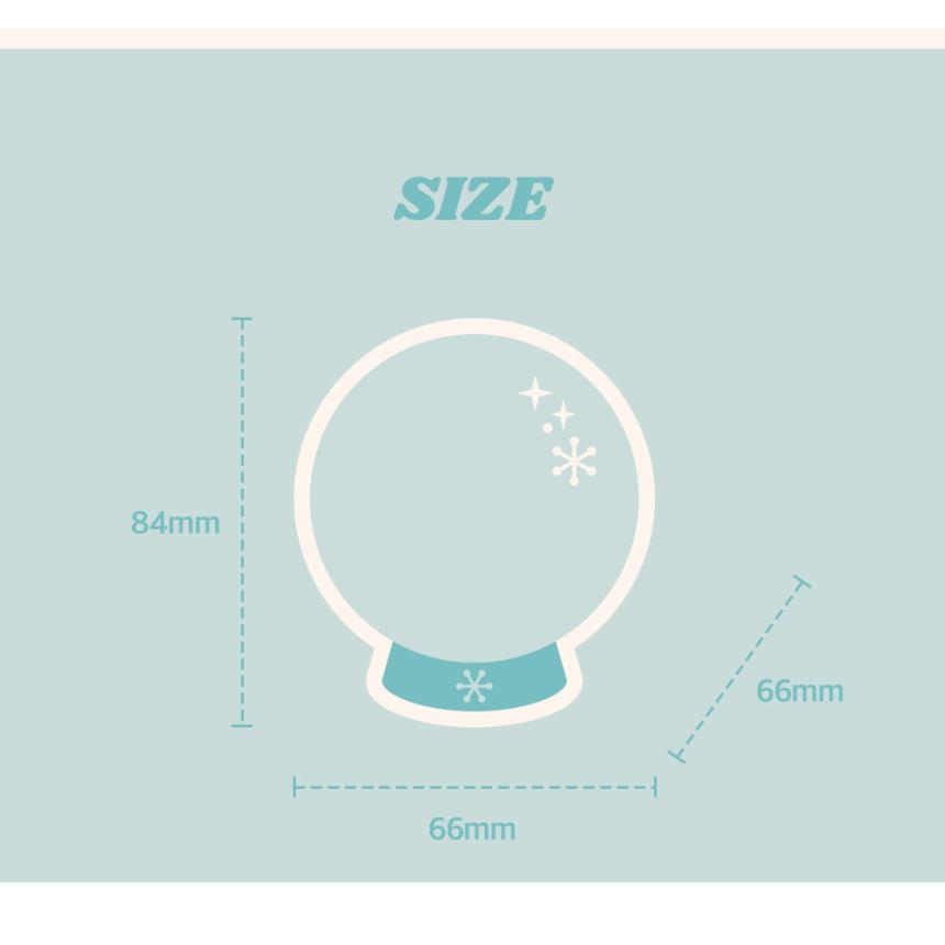 BTS (Bangtan Boys) TinyTAN Schneekugel, offiziell, original, authentisch, K-POP, Idol