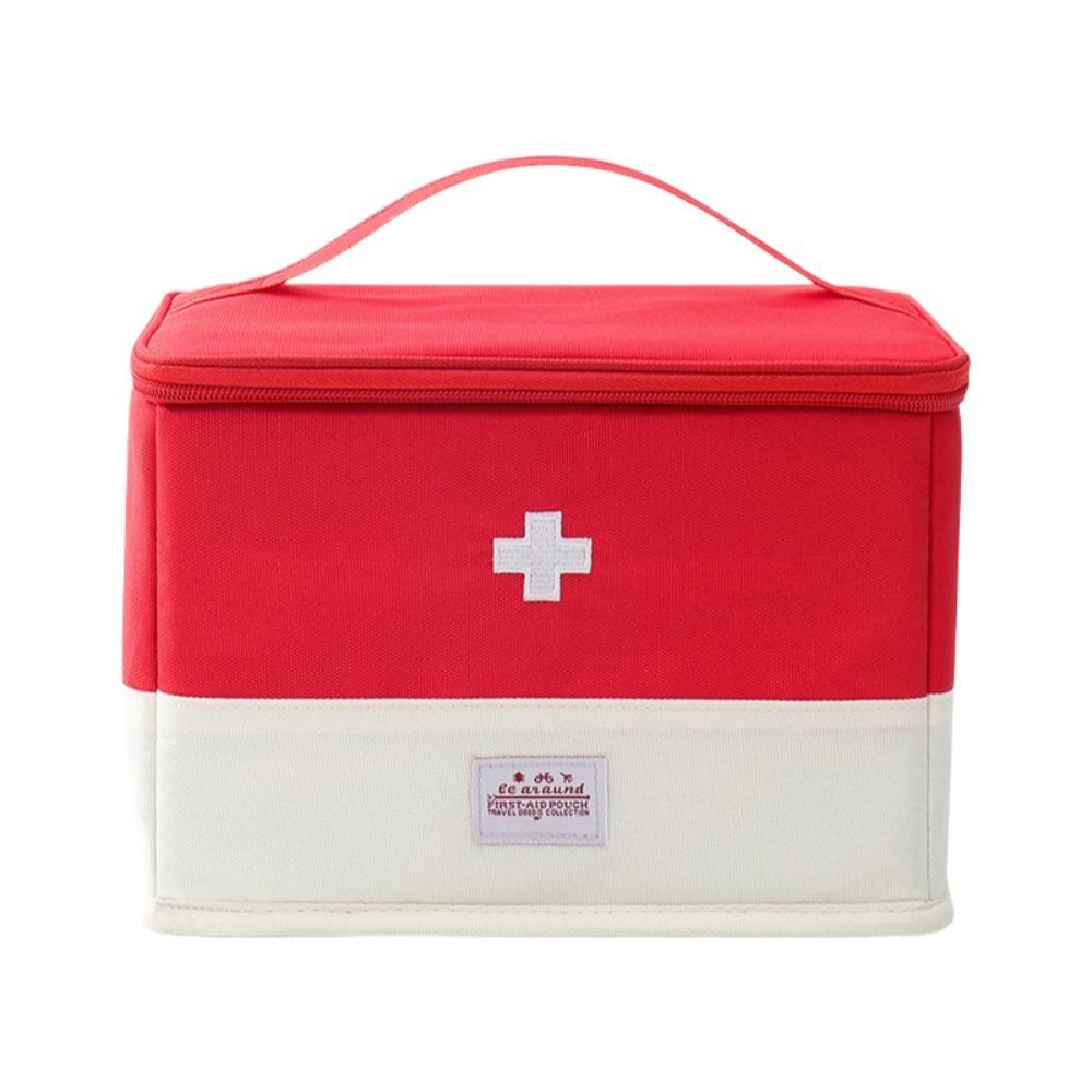 Empty Travel Pill Bottle Organizer Large Capacity Pill Pocket Portable Emergency Bag Outdoor
