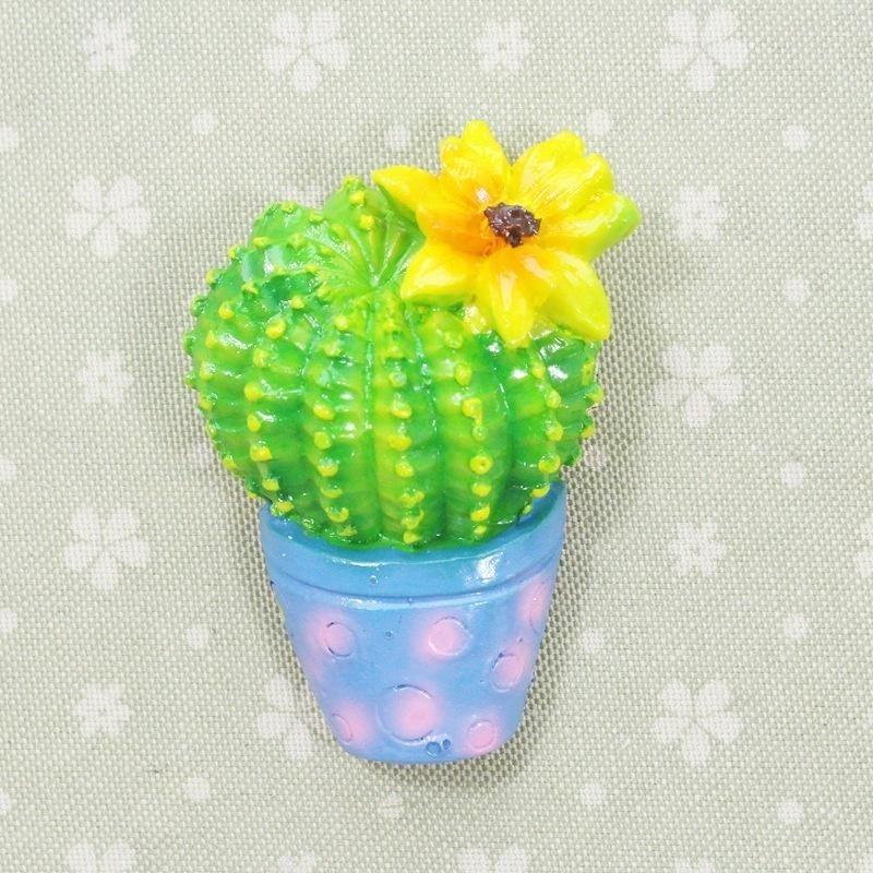 3D Lovely Cactus Plants Magnetic Clasp Refrigerator Home Decor Creative Fridge Magnets