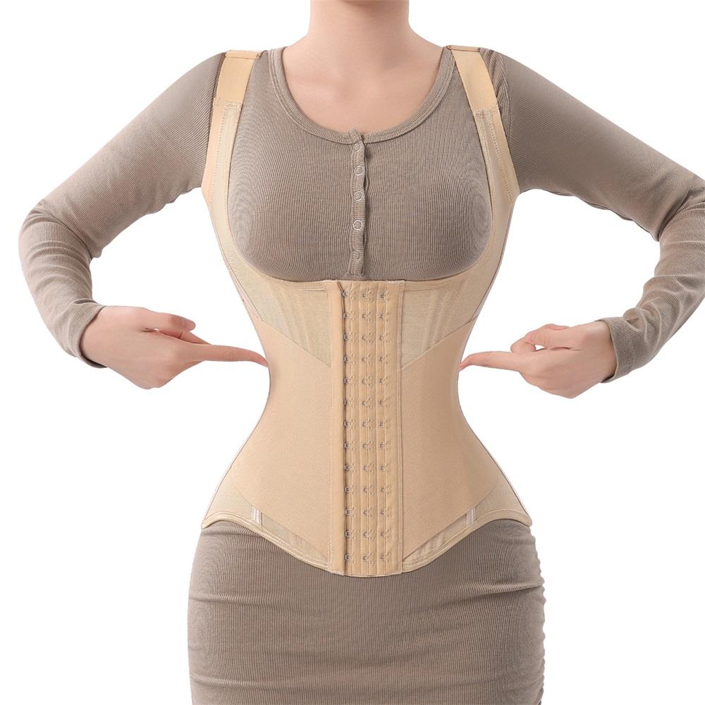 Women's Full Body Dual Strap Trimmer Wrap Waist Girdle Waist Trainer Shaper Abdomen Control Shaper Waist Trainer Seeat