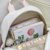 Schoolbag Milk Huhu School Bag Female Korean Version ins Literary Small Fresh Primary School Small Fresh Backpack College Style Small Backpack