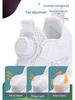 Babu Dou Kids' Breathable White Mesh Sports Shoes