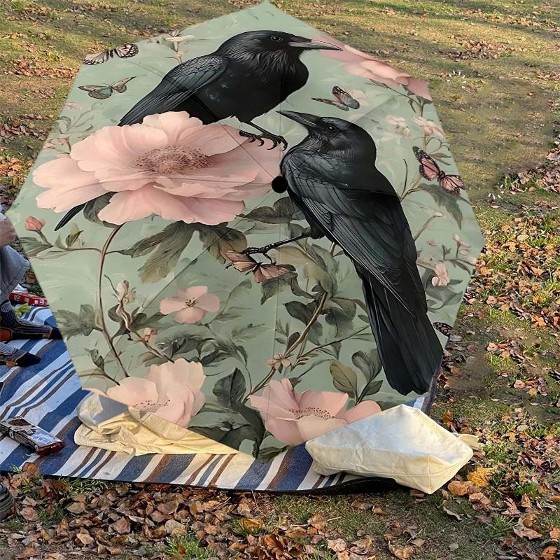 1 Stück Krähenblumen-Schirm - 8 Speichen verstärkt, Automatisches Öffnen, Leicht & Langlebig, Modeaccessoire für Draußen - D381