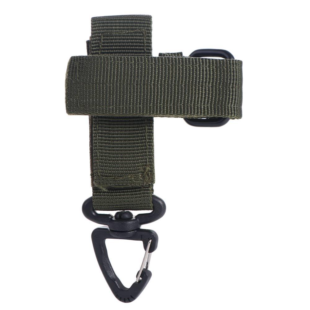 Triangle Quick Release Gloves Hook Rotatable-hanging Head Adjustable Molle Camping Carabiner Durable Safe Webbing Gloves Hook