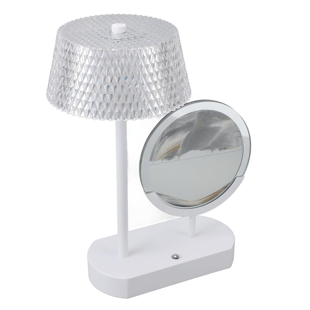Moving Sand Desk Lamp Crystal Table Lamp USB Charging 3 Modes Stepless Dimming Touch Control Table