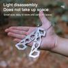 Portable  Stove Stand Base Stainless Steel Lightweight  Stove Bracket Cookware Accessory for Outdoor Camping