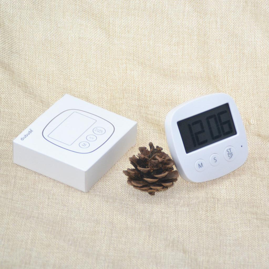 Großer digitaler Küchentimer mit großem Display, magnetischer Rückseite, lautem Alarm und Kochfunktion für Lehrer, Schüler und Spiele
