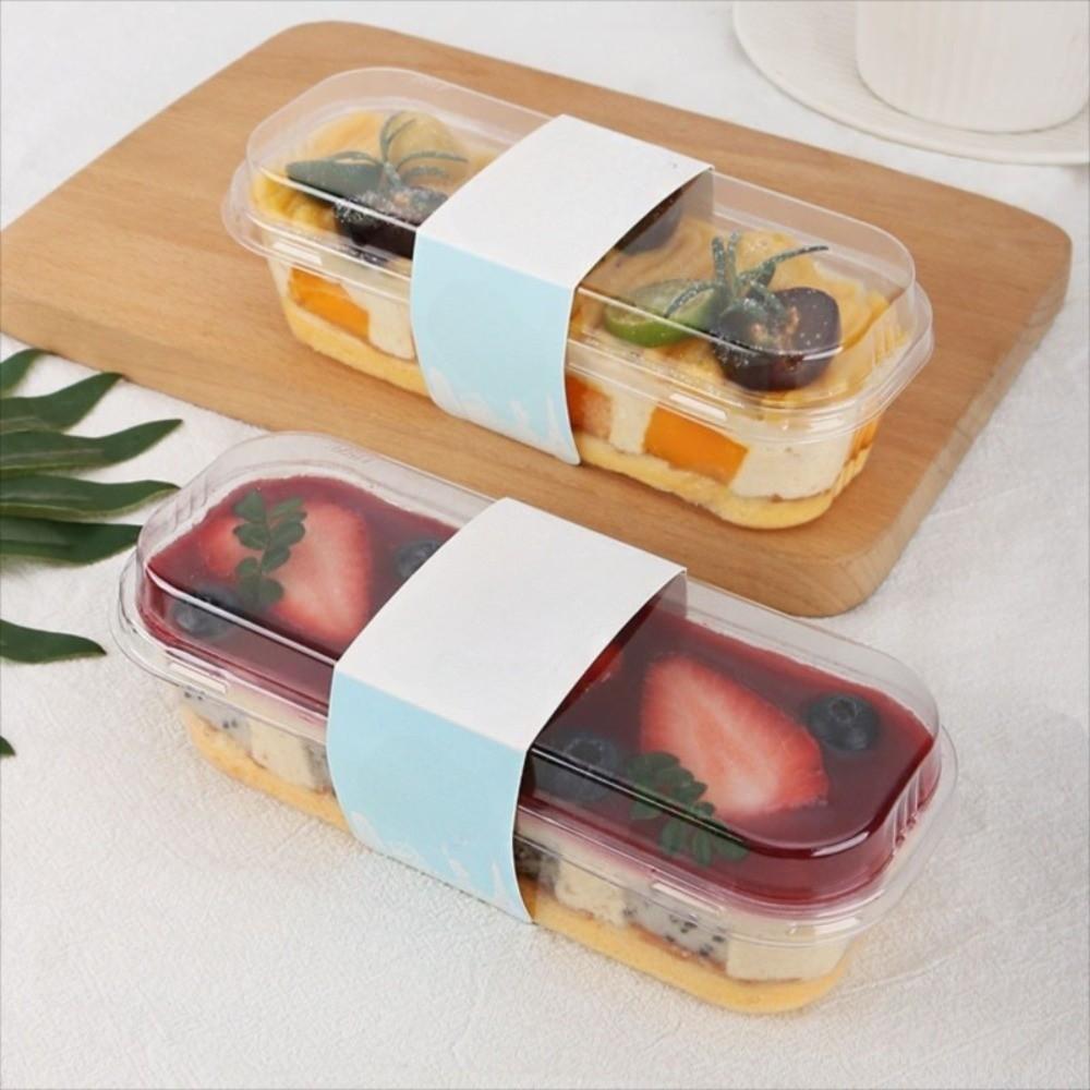 Cake Container Mousse Dessert Box With Lid Disposable Acrylic Food Cake Cup  Ice Cream