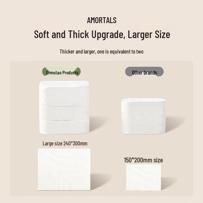 AMORTALS Disposable Face and Bath Towels