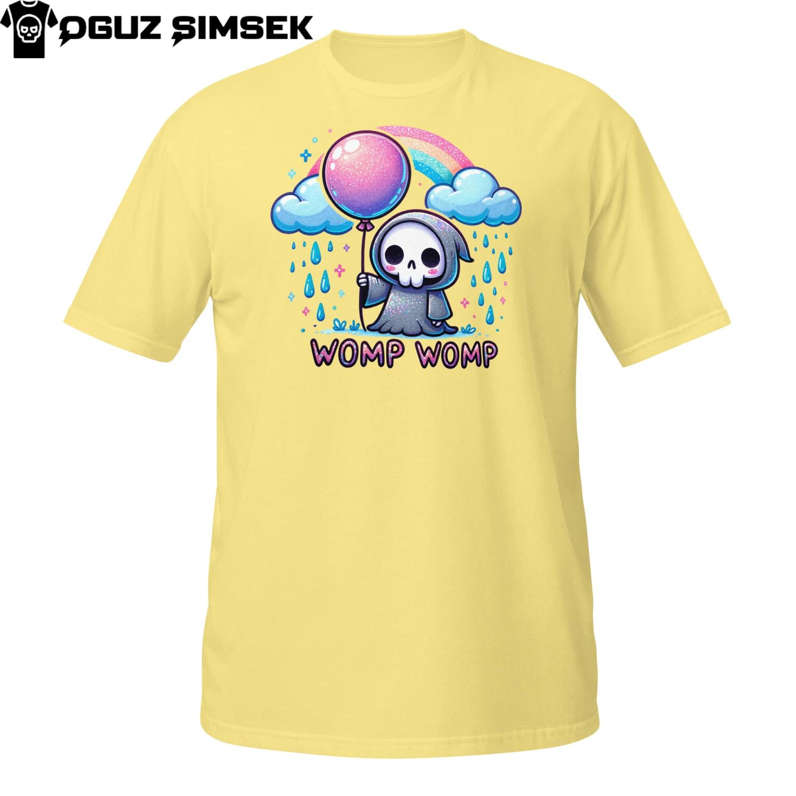 Womp Womp Grim Reaper T-Shirt Mens Womens Tees Top | Cute Sad Reaper Dark Humor Graphic Tee 3XL