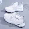 Summer new little white shoes women's summer light and breathable casual women's shoes casual versatile sports fly-woven mesh