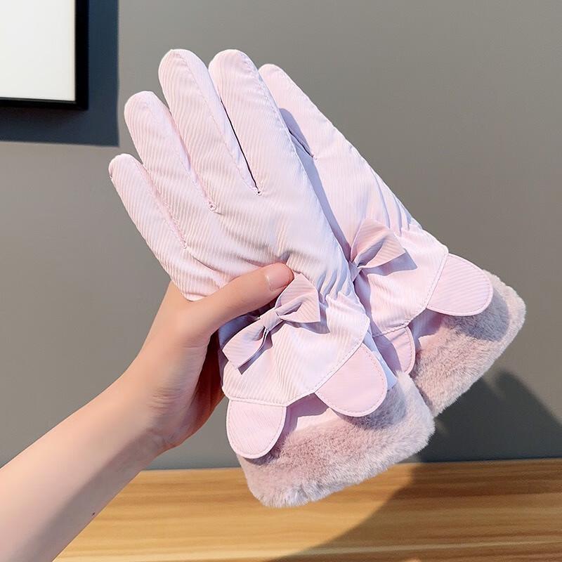 Women s Plush Lined Winter Outdoor Gloves