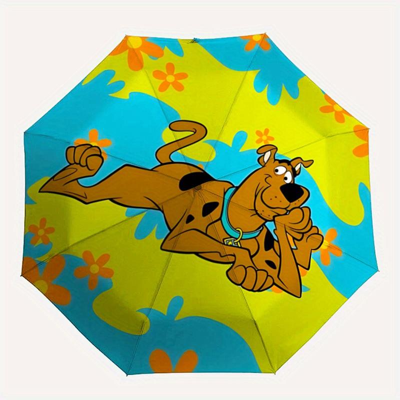 

1pc Scooby-Doo Automatic Opening/closing Umbrella, Foldable Sunshade, Perfect Gift for Friends, Durable Plastic Handle y250808100