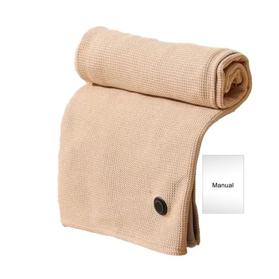 USB Powered Heating Shawl Cordless Electric Blanket Zippered Heating Scarf Winter Warm Wrap for Women Travel Office Home
