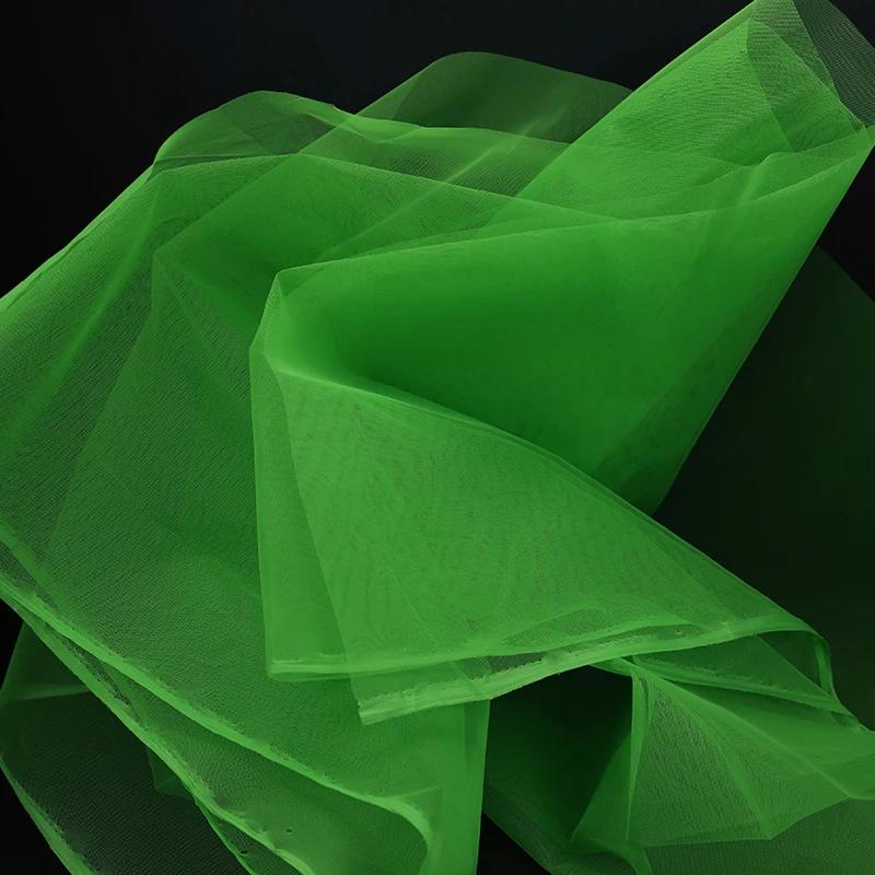 100x160cm Hard Tulle Mesh Fabric for DIY Wedding Dress Skirt Yarn Cloth Decoration Fabric by Per Meter Polyester Stiff Mesh
