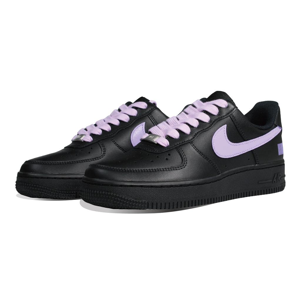 Nike Air Force 1 Skateboard Shoes Women's Low top Black/Purple CW2288-001()