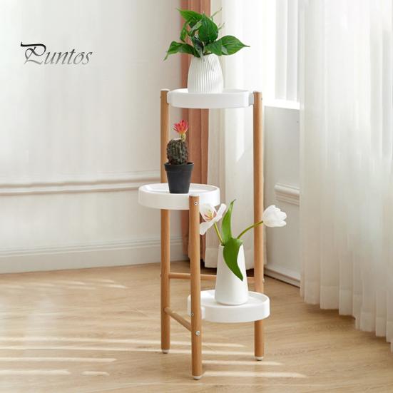 3 Tier Plant Stand Indoor Metal Flowerpot Stand Potted Plants Holder Floor Standing Plant Display Shelf for Home Office Balcony Bedroom
