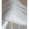 French Style Jacquard Curtains With Tassels Semi-Sheer Living Room Bedroom Balcony