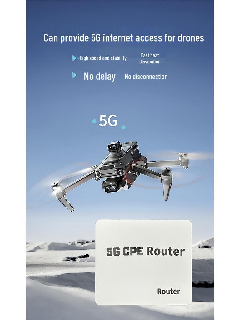 High-Speed 5G Home Router with Qualcomm X55, Plug-and-Play, All-Network Compatible, Web Page Support