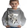 Boys and Girls 3D Printed Sports Fashion Hoodie Casual Fashion Comfortable Hoodie