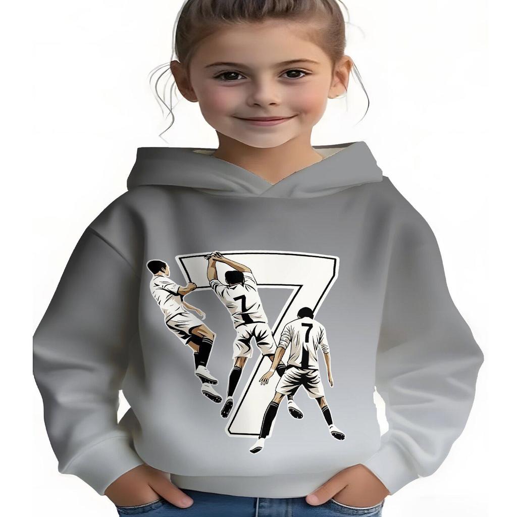 Boys and Girls 3D Printed Sports Fashion Hoodie Casual Fashion Comfortable Hoodie