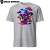 Psychedelic Skull and Shroom Fiesta Unisex Tee – Groovy Graphic, Trippy Vibes!