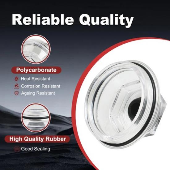4x 3.5" 12 Thread Trailer Axle Oil Bath Dust Caps for Dexter 9K 10K 8-415 8-430
