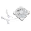 RGB Case Fan 12cm 4pin PWM 3pin ARGB RGB Backlit 9 Fan Blades Strong Airflow Super Quiet PC Fan for