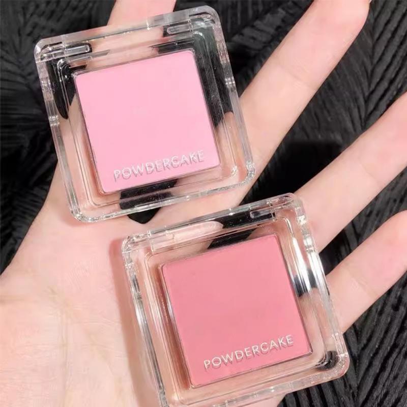 Face Blusher Matte Natural Cheek Tint Brighten Face Waterproof Face Contouring Cosmetics Blush Powder Soft Female Makeup Brighten Face Makeup Blush