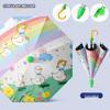 Kids Cartoon UV Protection Umbrella with Ice Cream Handle