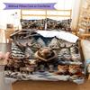 Mellow Feeling Bedding Quilt Set Quilt Cover Pillowcase Home Decoration Birthday Gift (1 * duvet cover + 2 * pillowcase, without core)