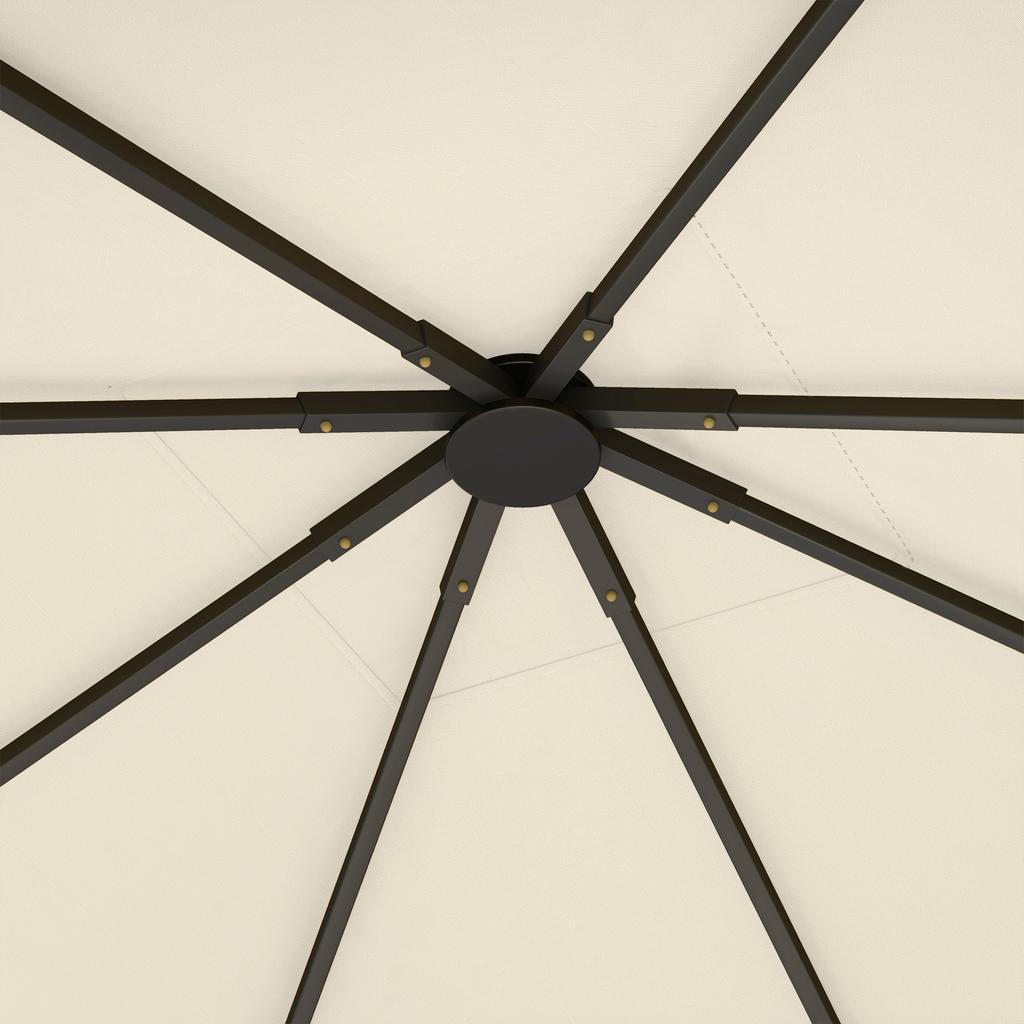 3 X 3(m) Gazebo Canopy Replacement, for 01-0867 - Cream