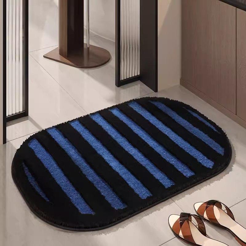 Bathroom Absorbent Mat Imitation Cashmere Carpet Floor Mat Household Non-Slip Foot Mat Quick-Dry Carpet Door Mat