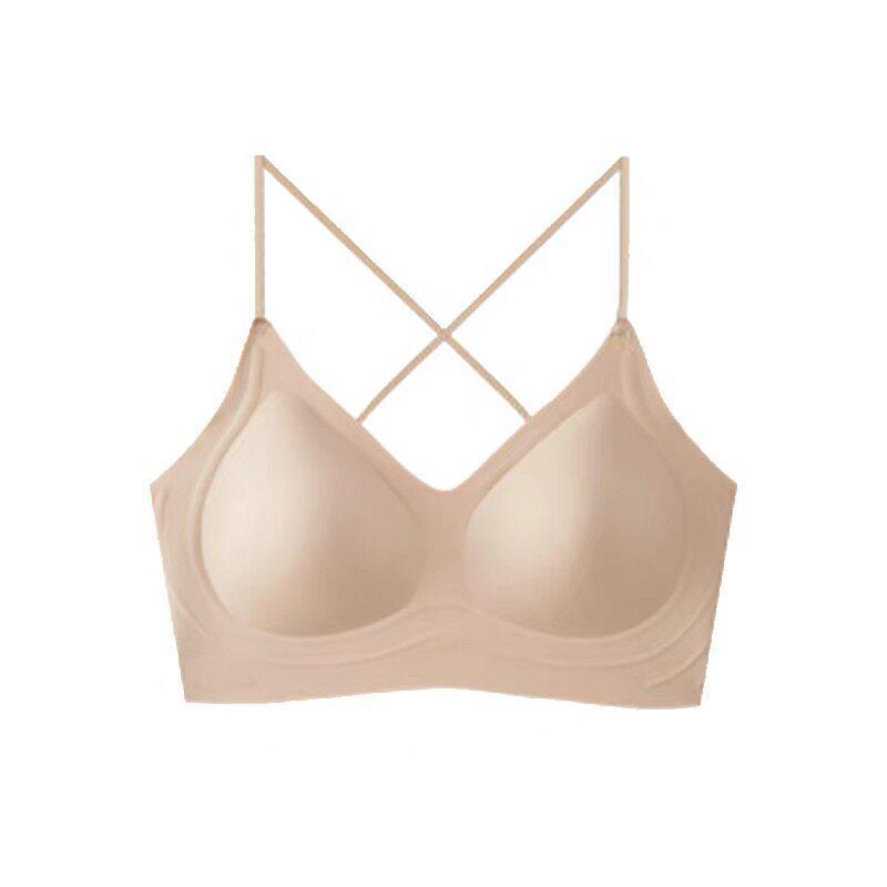 Back Beauty: Popular Invisible Backless Bra with Seamless, Crossable Thin Straps for Summer