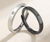 2pcs Couple 925 Sterling Silver Rings Sparkly Zircon for Women and Men Superior Luxury Wedding Jewelry Anniversary Gift